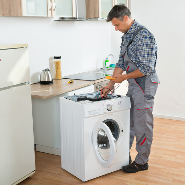 can you walk me through the steps of troubleshooting my washer issue in Columbia County